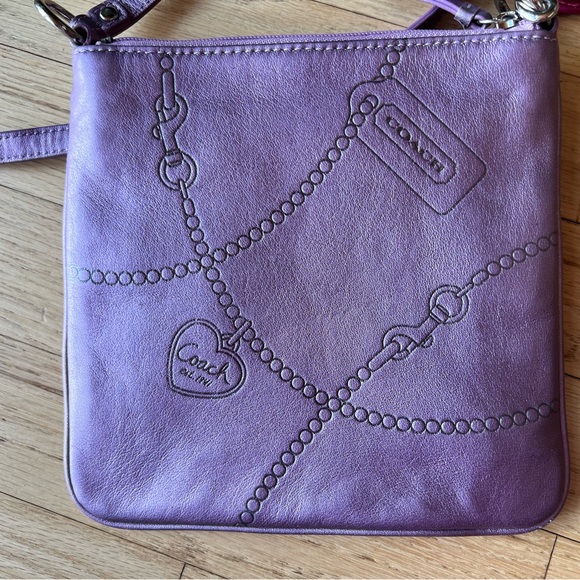 COACH JEWEL HEART CROSSBODY BAG - Picture 5 of 8
